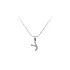 镶锆石的字母 Y 吊坠