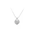 锆石心形吊坠