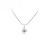 白金心形吊坠