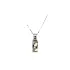 组合金镶锆石吊坠