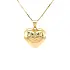 独家黄金心形吊坠