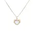心形金吊坠