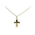 黄金十字架吊坠