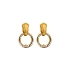 Carrera y Carrera Vitral Aldaba 黄金耳环