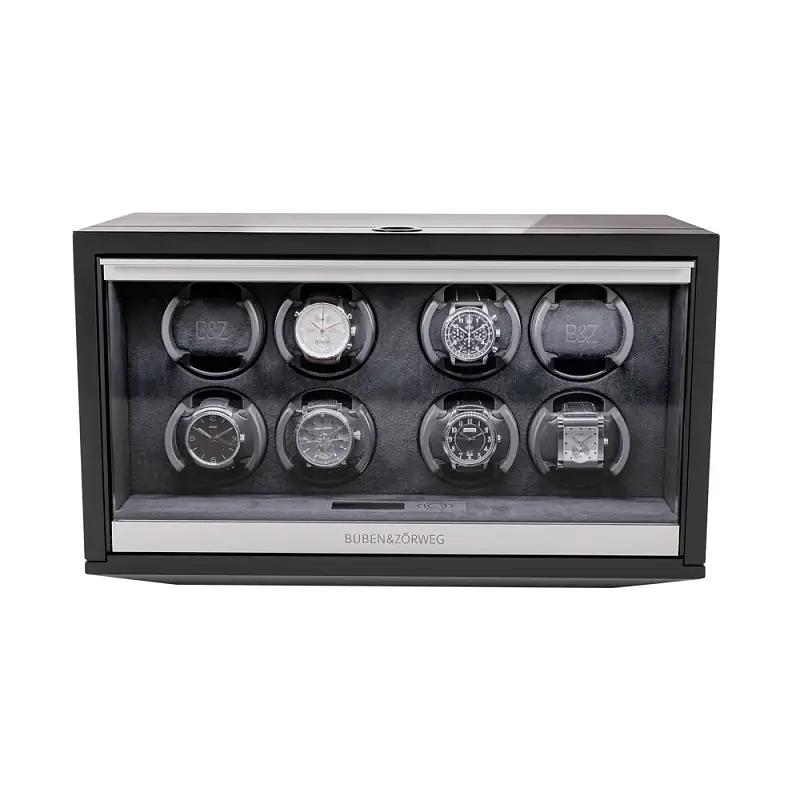 BUBEN_ZORWEG_Watch_Winder_Neo_8_Carbon_high-gloss_front_closed.jpg