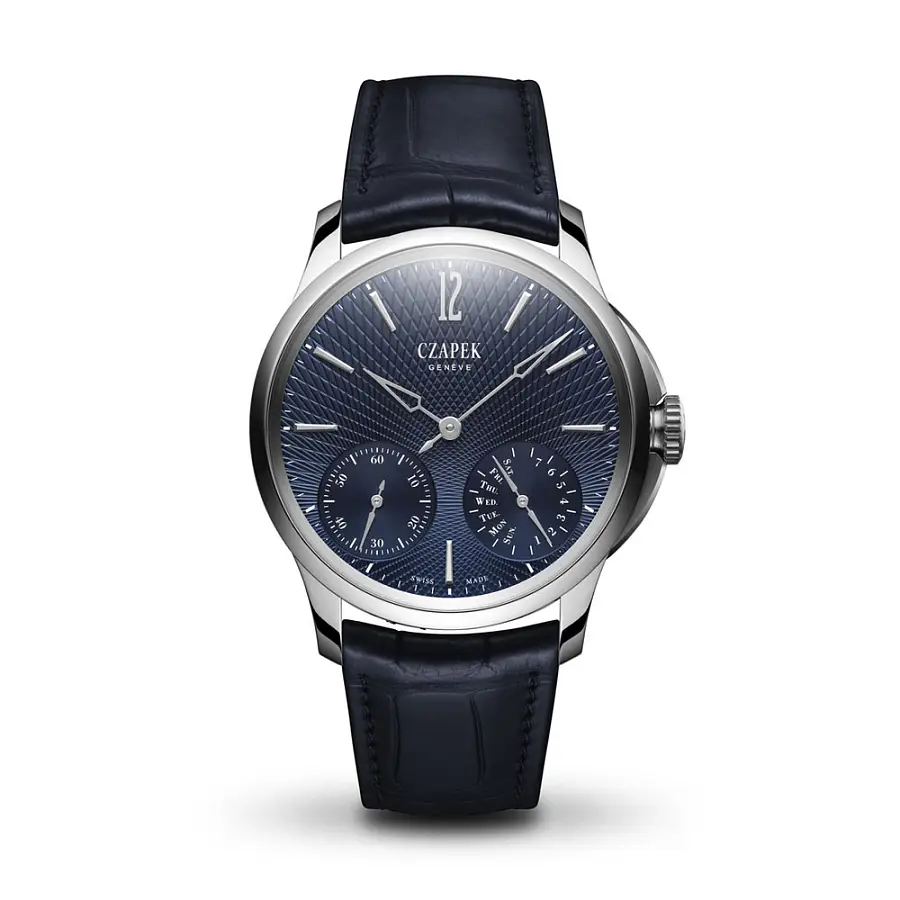 Cap Quai Des Bergues No17 深蓝双层帆布鞋