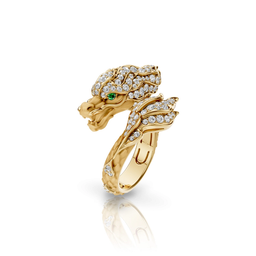 新上海 Carrera Y Carrera Maxi Pave 戒指