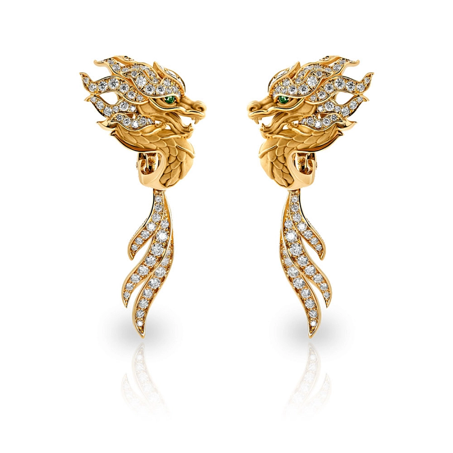 耳环 New Shanghai Maxi Pave