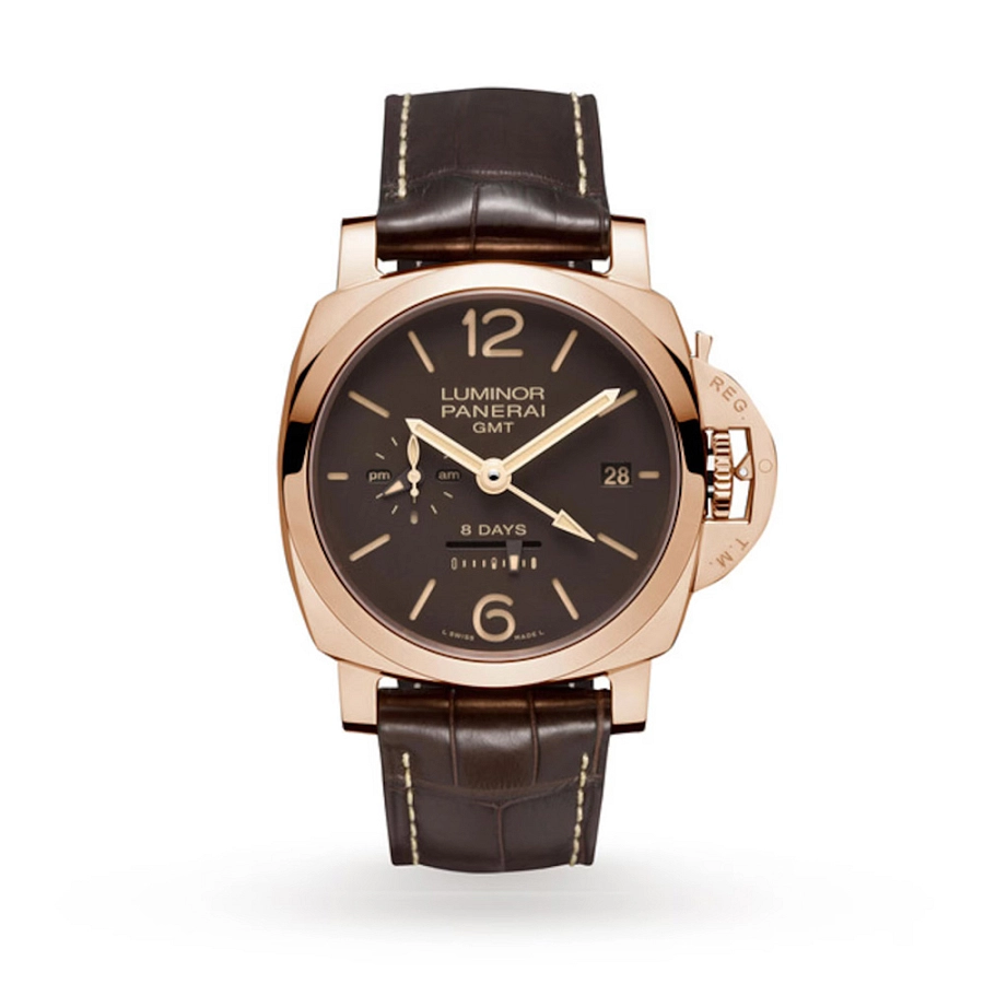 Luminor 1950 8 Days GMT 玫瑰金版 PAM 576