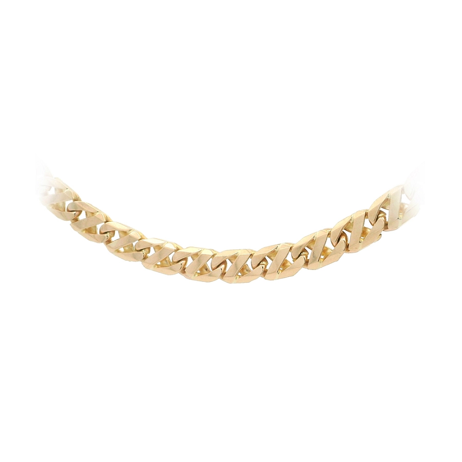 14K 黄金Gucci链项链，51 厘米