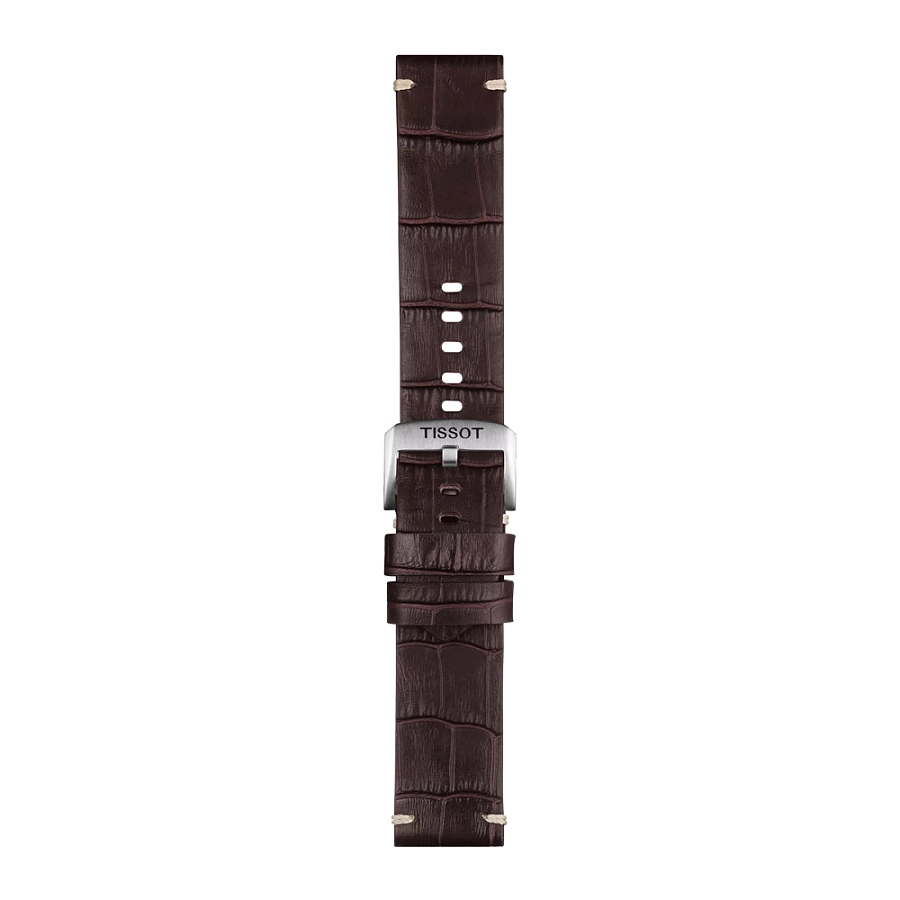 Tissot 棕色皮革表带 22 毫米 T852.046.773
