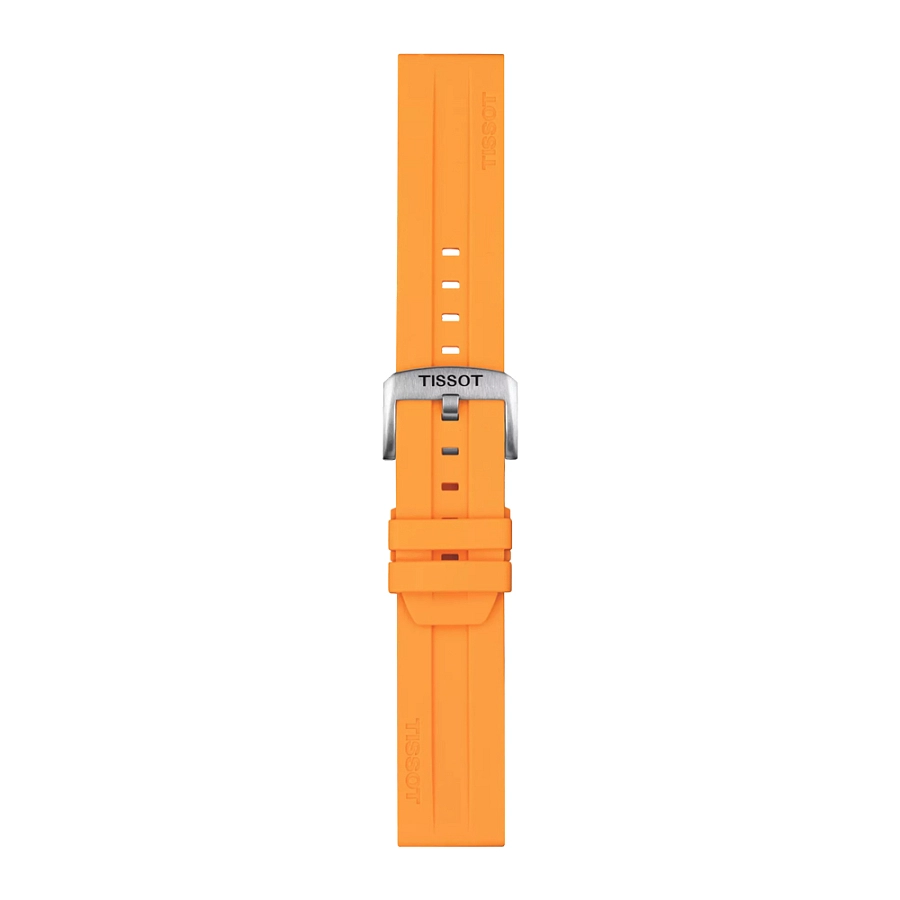 橙色硅胶表带 Tissot 22 毫米 T852.047.918