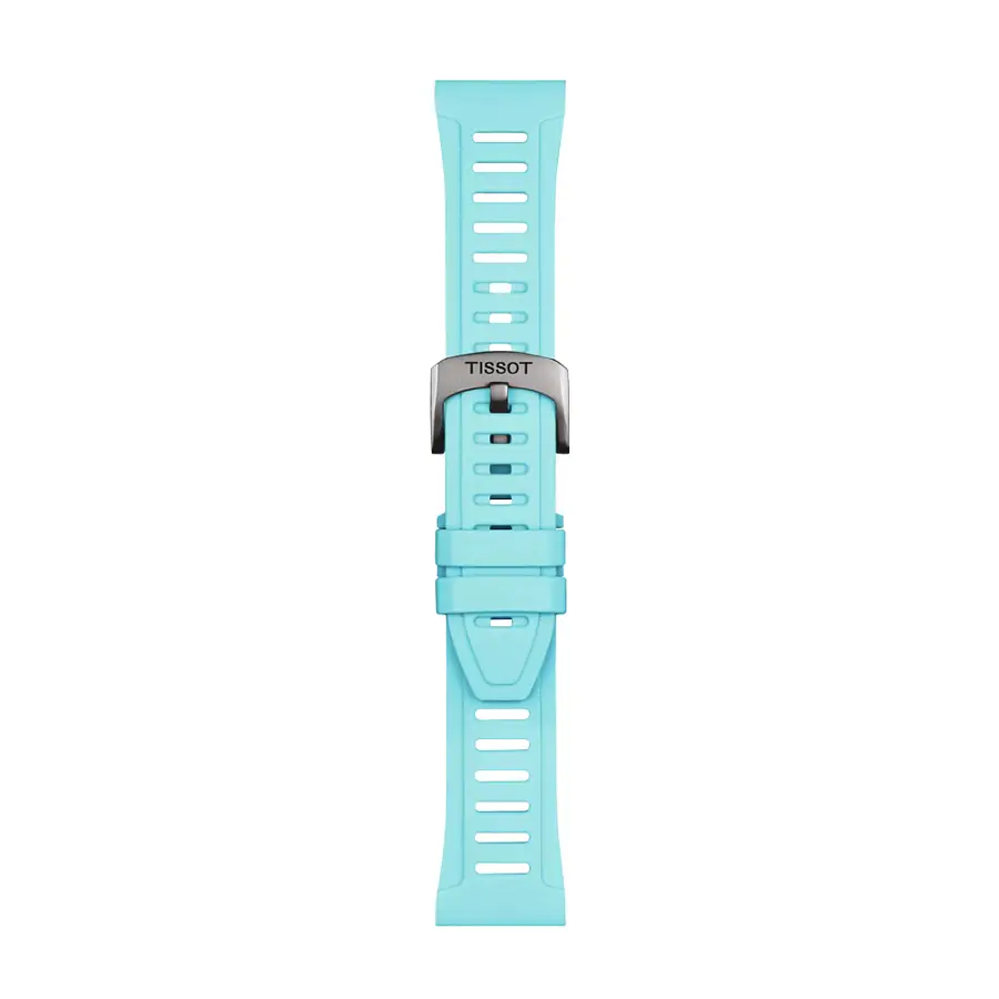 Ice blue 硅胶表带 Tissot 21 毫米 XS T852.049.329