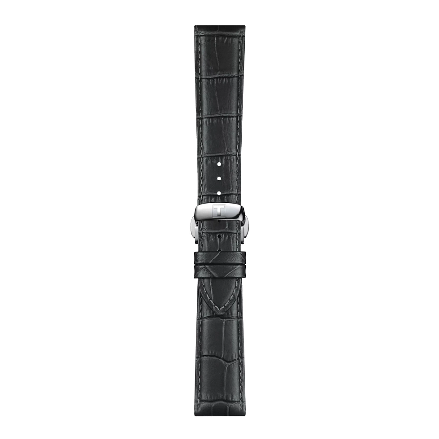 灰色皮革表带 Tissot 21 毫米 T852.045.750