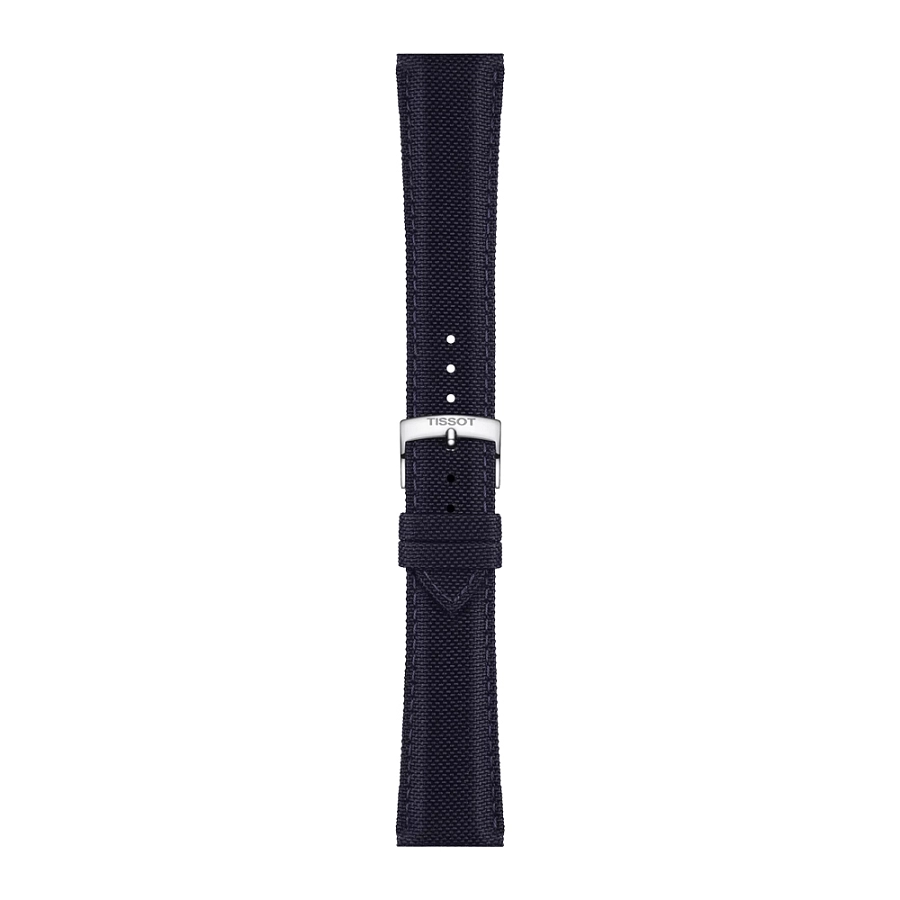 蓝色织物表带 Tissot 21 毫米 T852.048.185