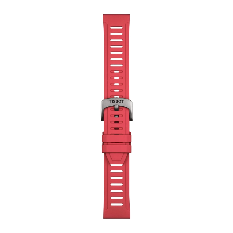 红色硅胶表带 Tissot 21 毫米 T852.049.243
