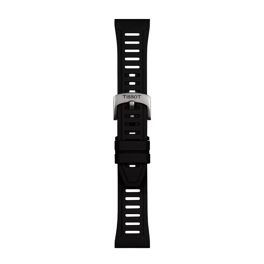 黑色硅胶表带 Tissot 21 毫米 SX T852.049.249