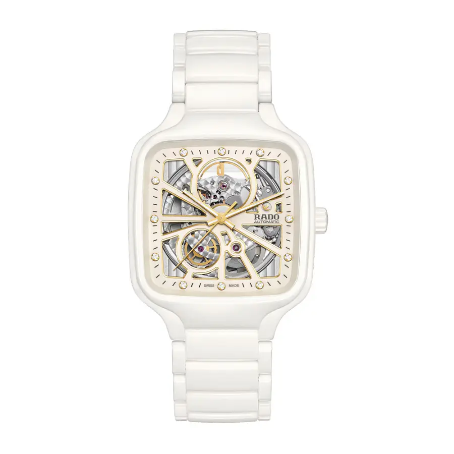 雷达 True Square 自动镂空心形腕表 R27073702