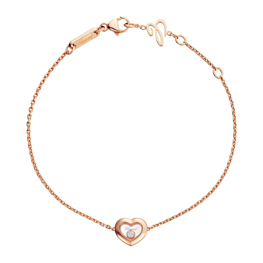 萧邦 Happy Diamonds 金手镯 85A054-5001