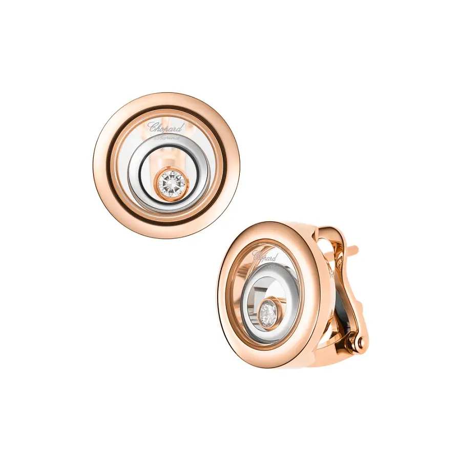 萧邦 Happy Spirit 848230-9001 黄金耳环