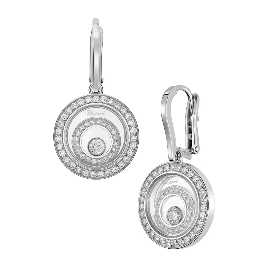 萧邦 Happy Spirit 838230-1001 黄金耳环