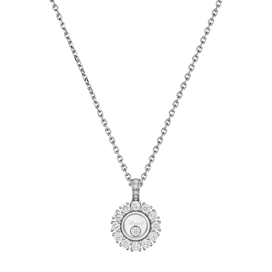 黄金萧邦 Happy Diamonds 项链 79A609-1001