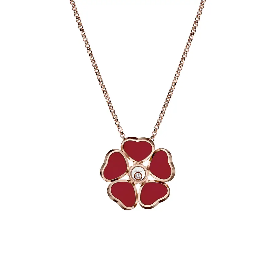 萧邦 Happy Hearts 黄金吊坠 79A085-5811