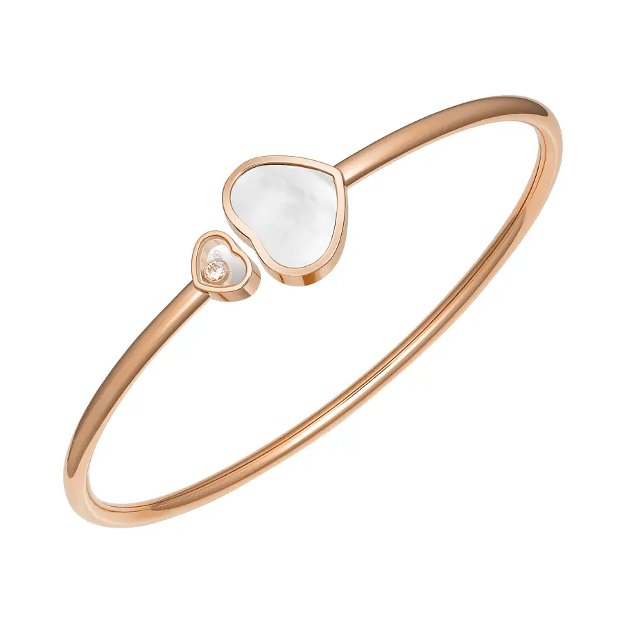 萧邦 Happy Hearts 金手镯 14 厘米 857482-5301