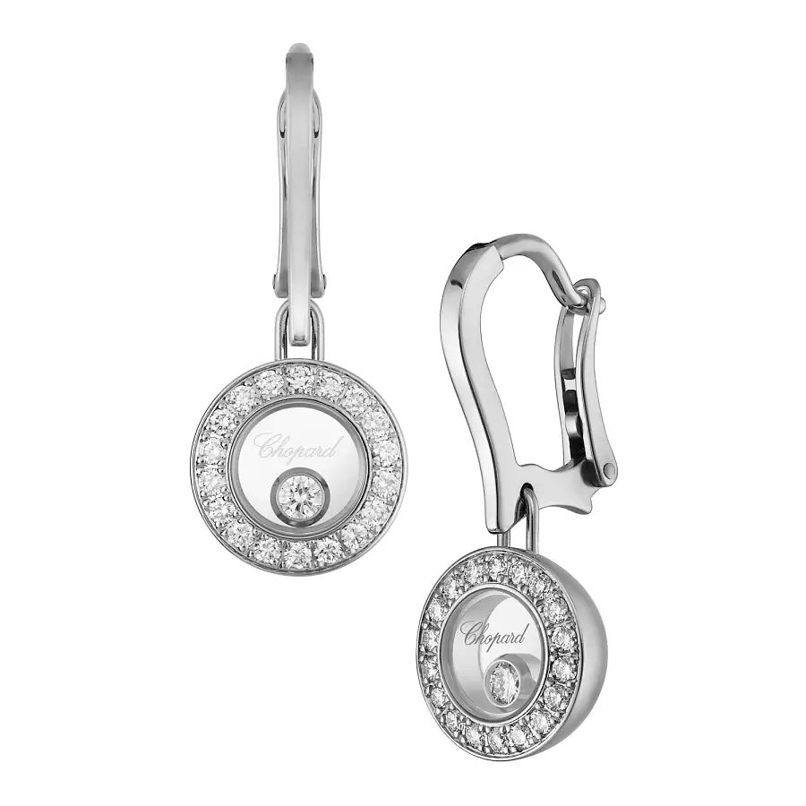 萧邦 Happy Diamonds 83A017-1401 黄金耳环