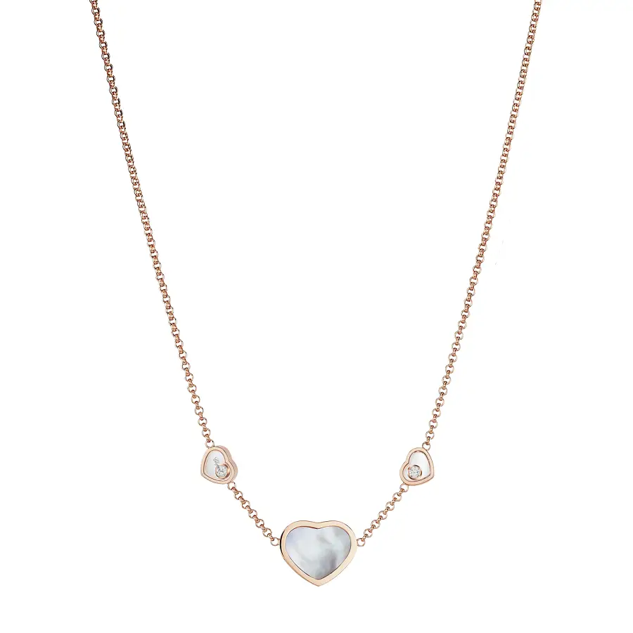 萧邦 Happy Hearts 黄金项链 81A082-5301