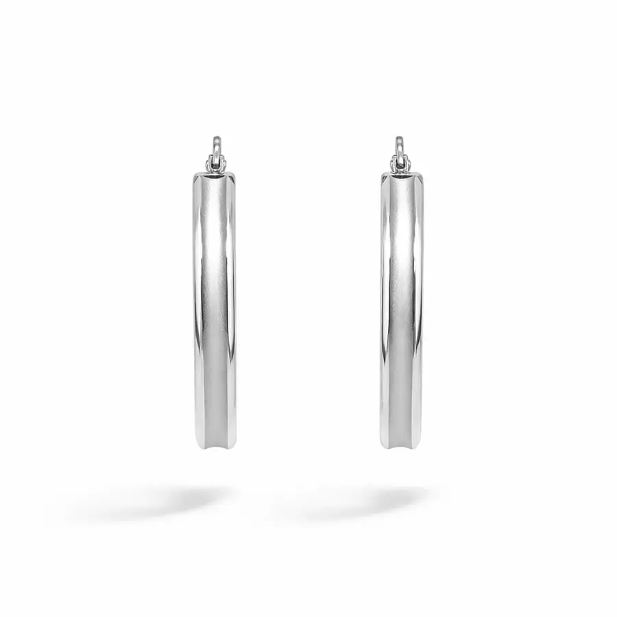 混合金黄金圈形耳环