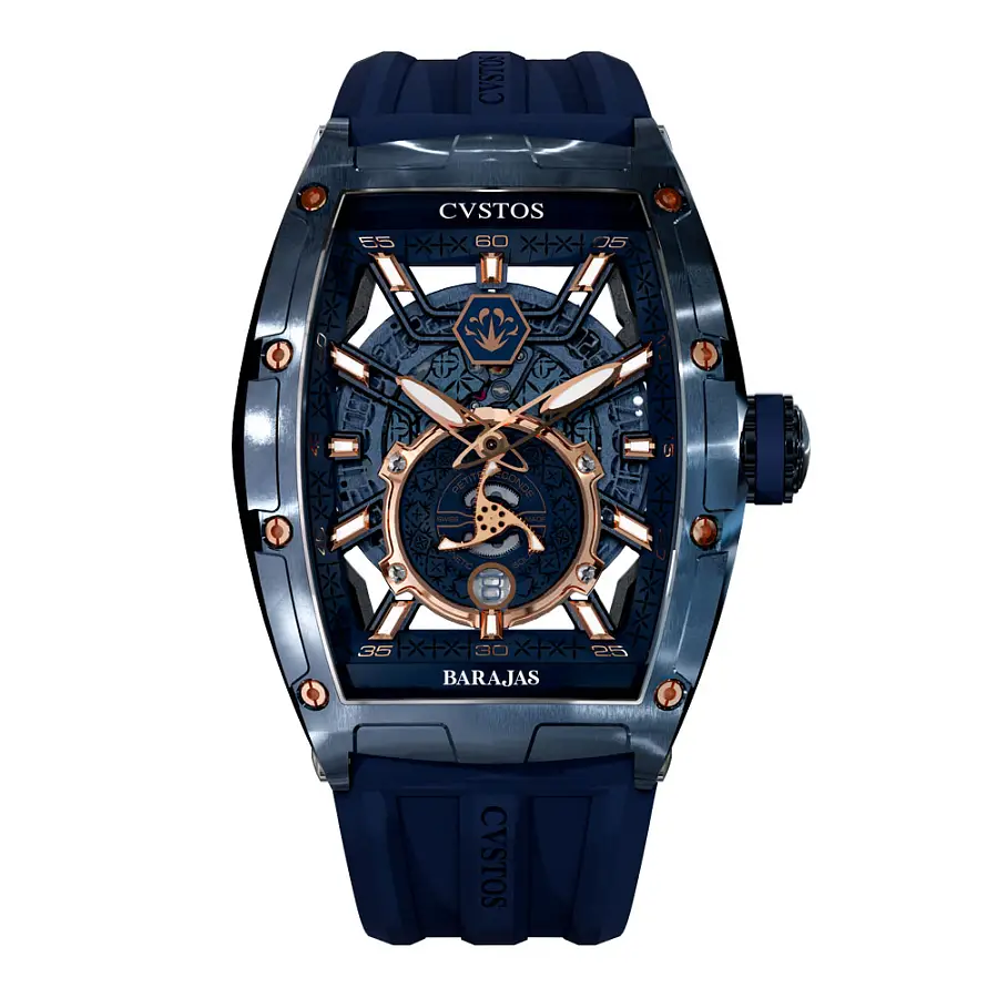 Cvstos Challenge Jetliner PS/Blue Steel 5N Comp/Tequila Barajas 限量腕表 A10103.4103001