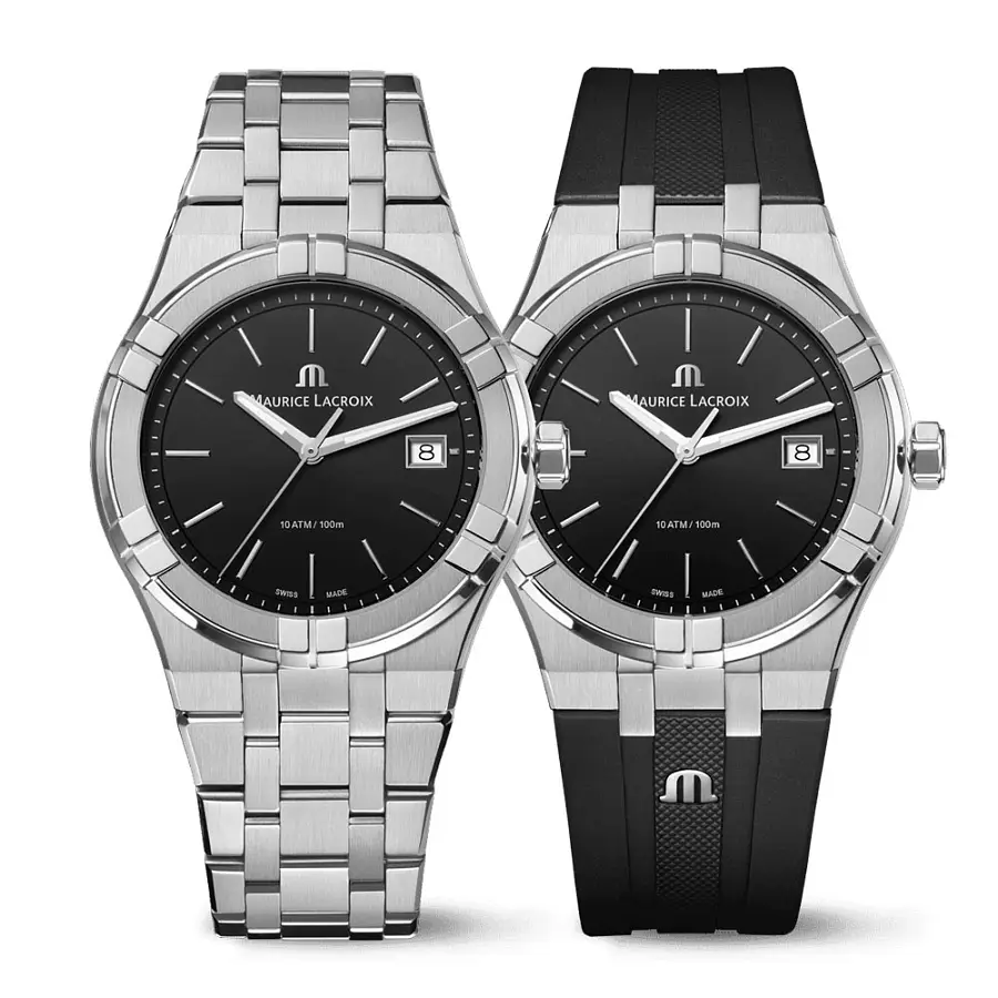 Maurice Lacroix Aikon Quartz Date AI1108-SS00F-330-A