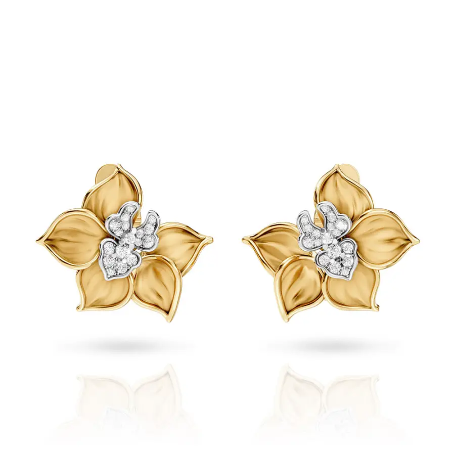 Carrera y Carrera 兰花 Maxi 耳环