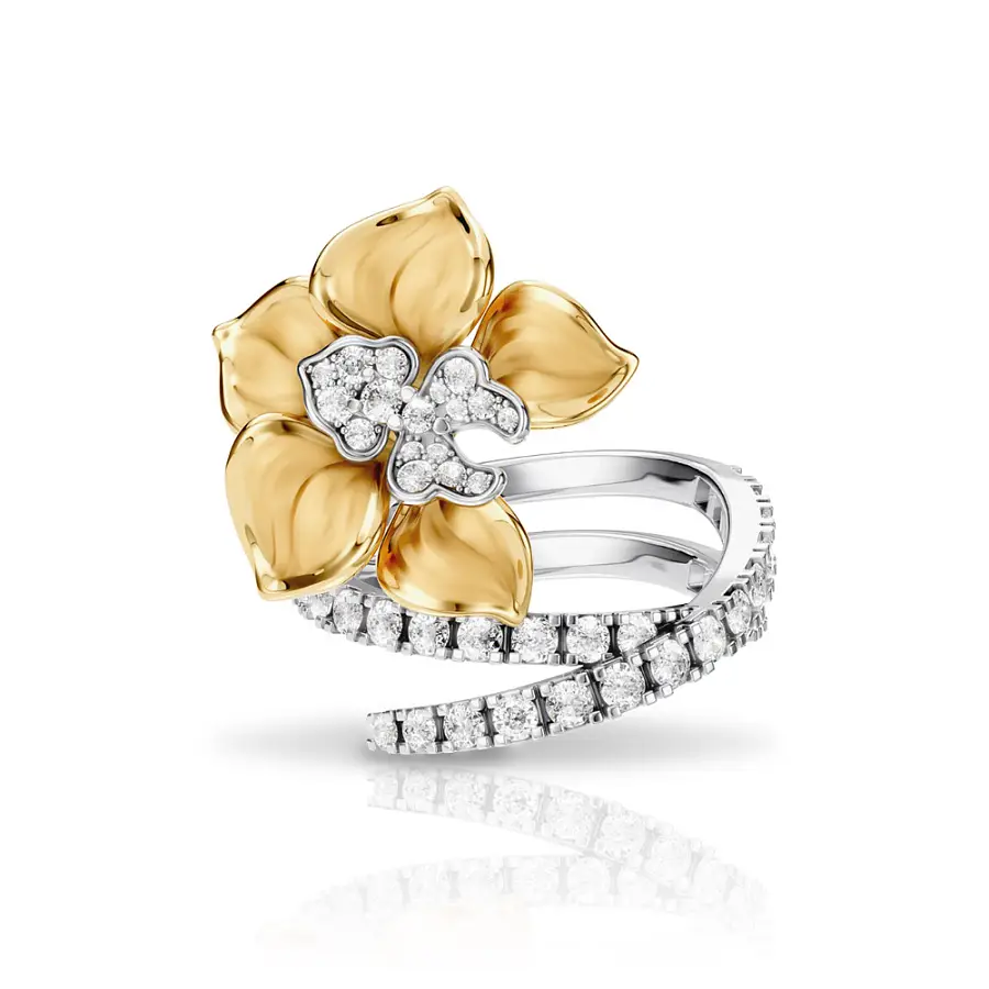 Carrera y Carrera 兰花 Maxi 戒指