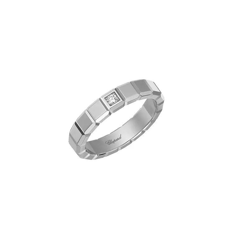 萧邦冰立方纯金戒指 829834-1078