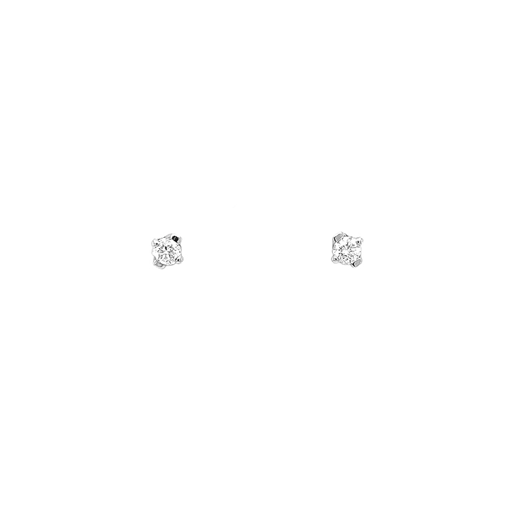 镶钻金耳环