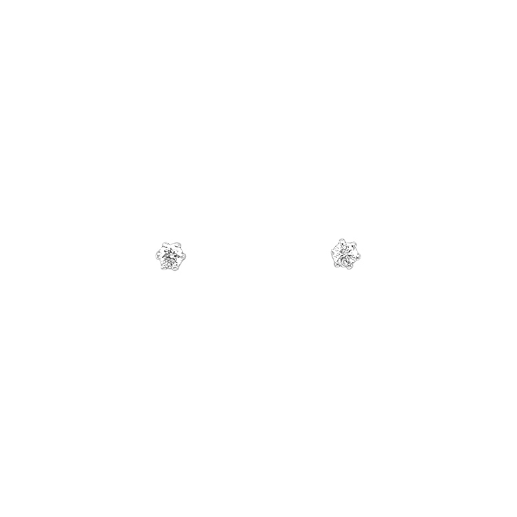 镶钻金耳环