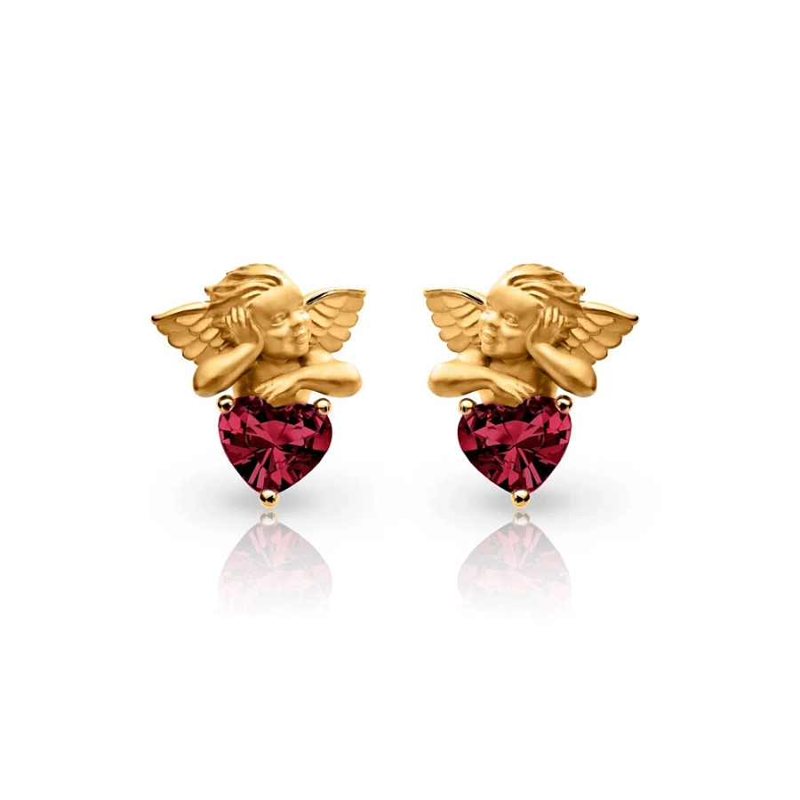 Carrera y Carrera My Angel Heart 黄金耳环