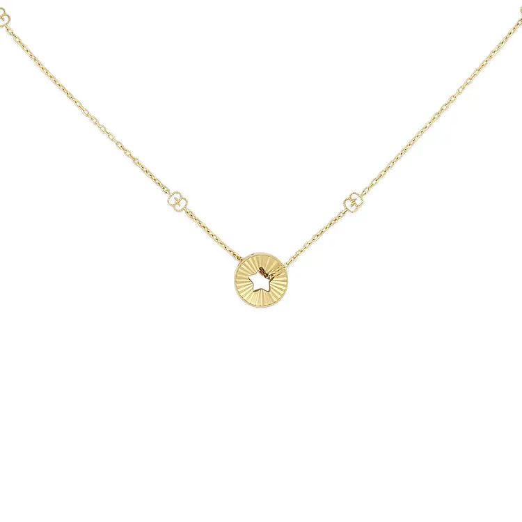 金色 Gucci Icon 项链 YBB729363001