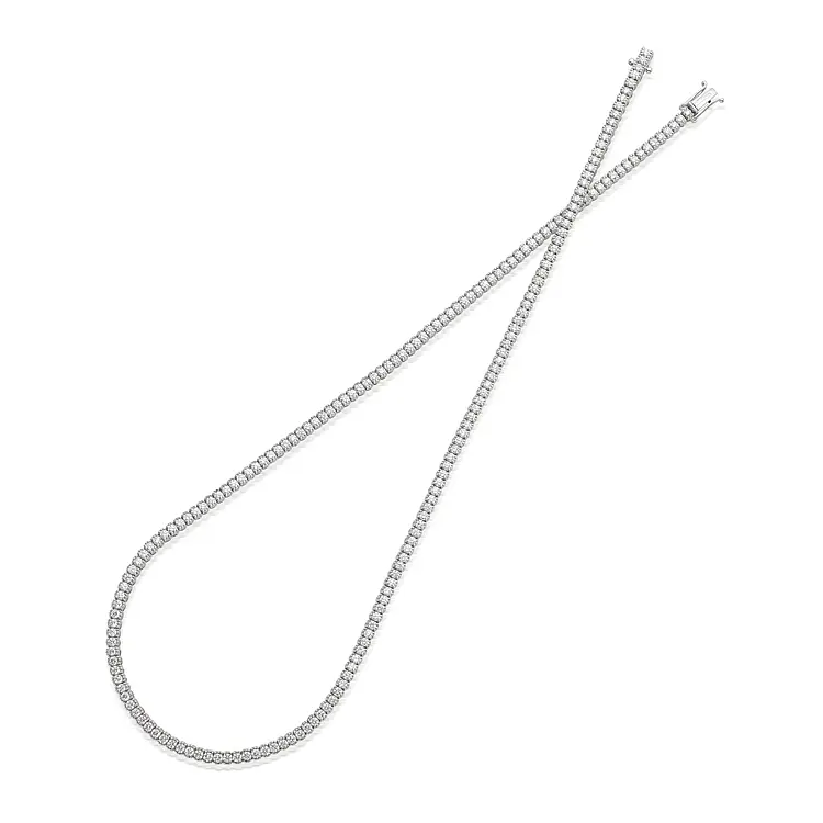 Crieri 镶钻网球金项链