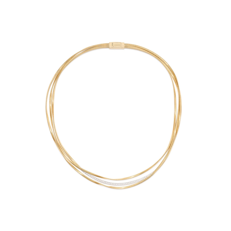 金色 Marco Bicego 马拉喀什项链 CG848 B YW M5