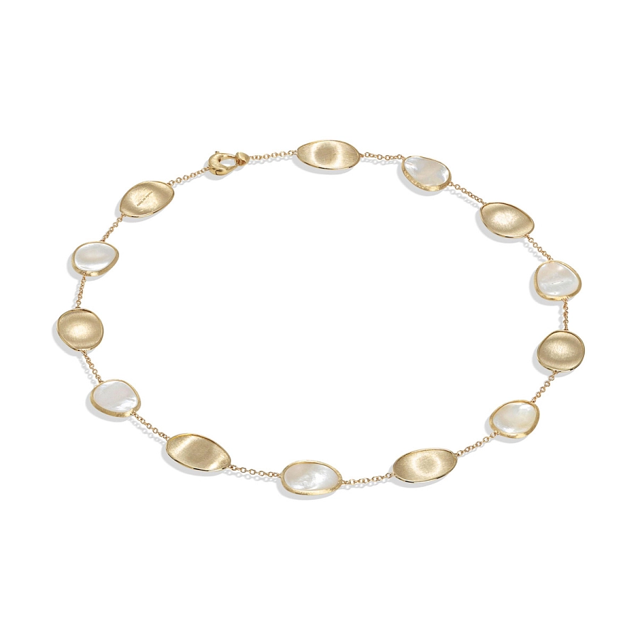 金色 Marco Bicego Lunaria 项链 CB2099 MPW Y 02