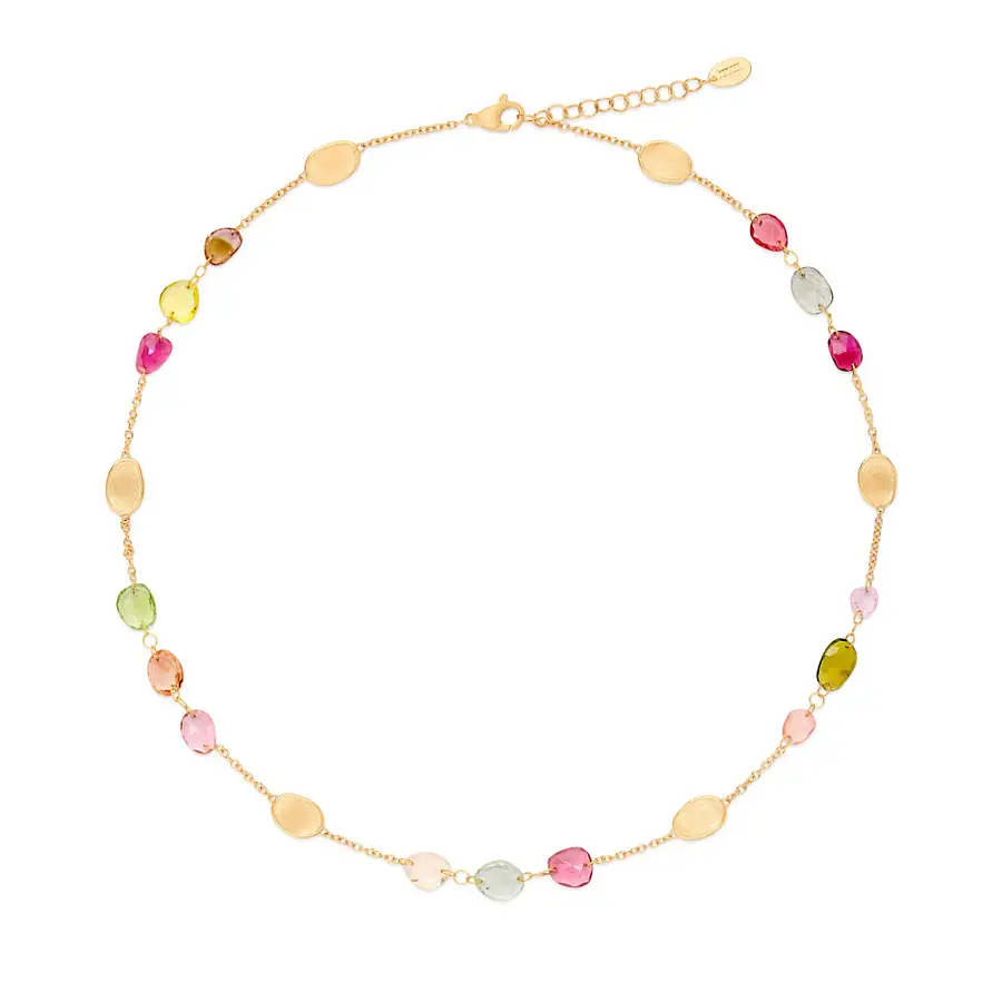 金色 Marco Bicego Lunaria 项链 CB2867 TM01 Y