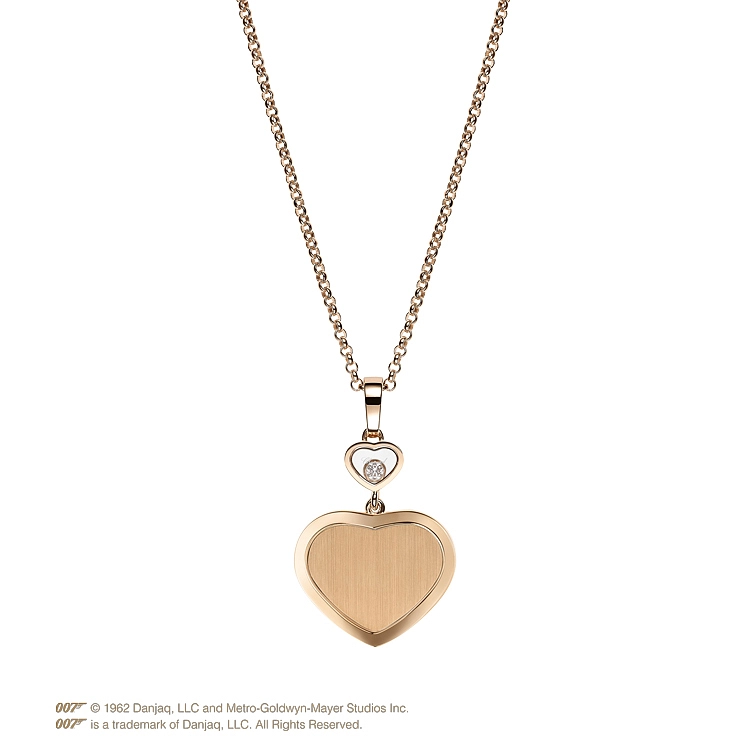 黄金吊坠 Chopard Happy Hearts Golden Hearts James Bond 007 79A007-5021
