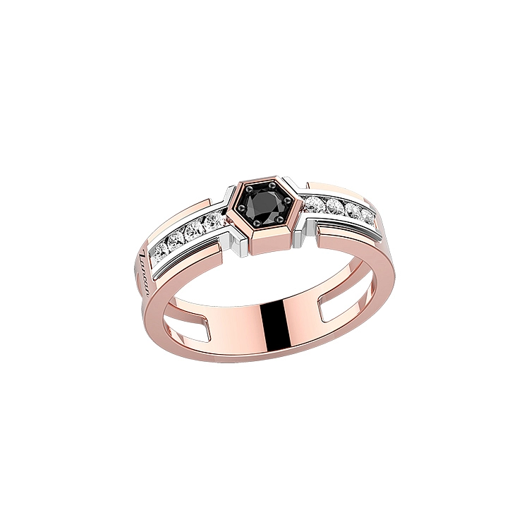 金戒指 Zancan Black Magic Soft-2 EA353RB