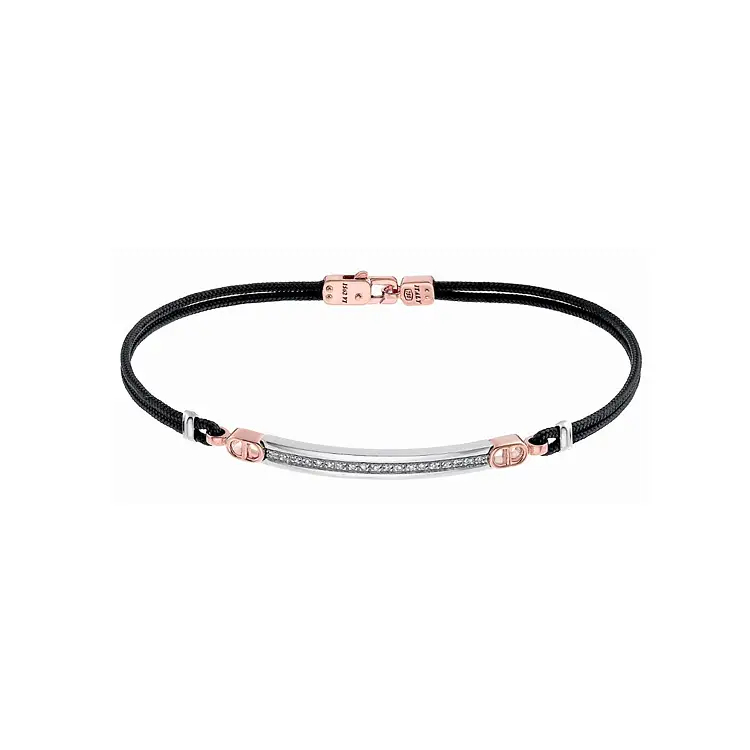 镶钻男士 Zancan 金手镯