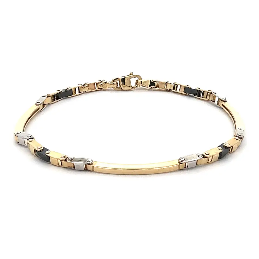 金色陶瓷组合手镯