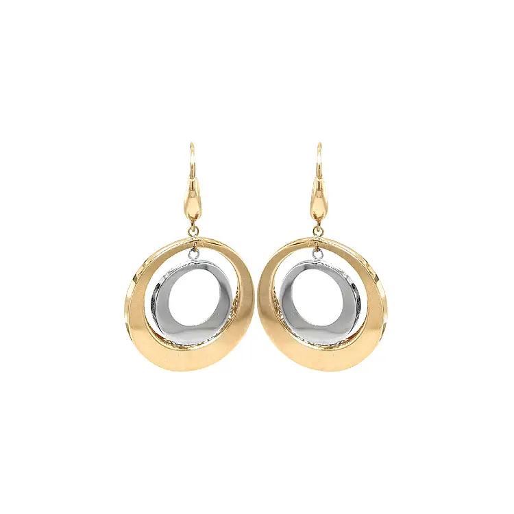 金色组合吊坠耳环