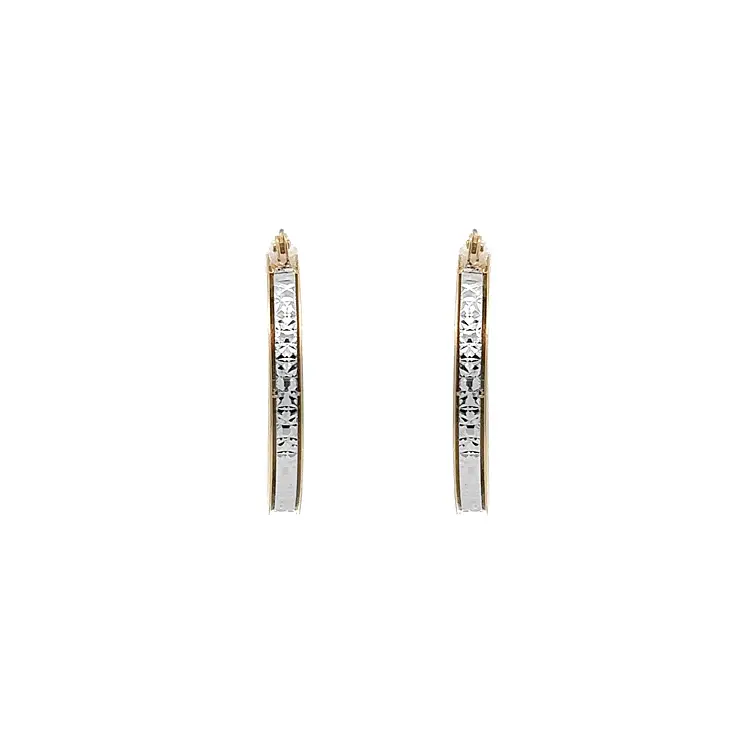 组合金圆形耳环